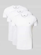Koszulki męskie - T-shirt z nadrukiem z logo w zestawie 3 szt. - miniaturka - grafika 1
