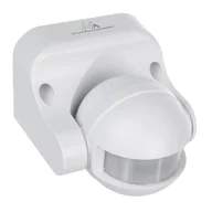 Czujniki ruchu i zmierzchu - Czujnik ruchu pir maclean, na podczerwień, ip44, biały, zasięg 12m, max. obiążenie 800/1200w, mce358 w - miniaturka - grafika 1