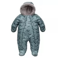 Kombinezony - Pinokio Kombinezon zimowy, 100% poliester, zielone paski tygrysie paski, unisex, rozmiar 56-68 (62) - miniaturka - grafika 1