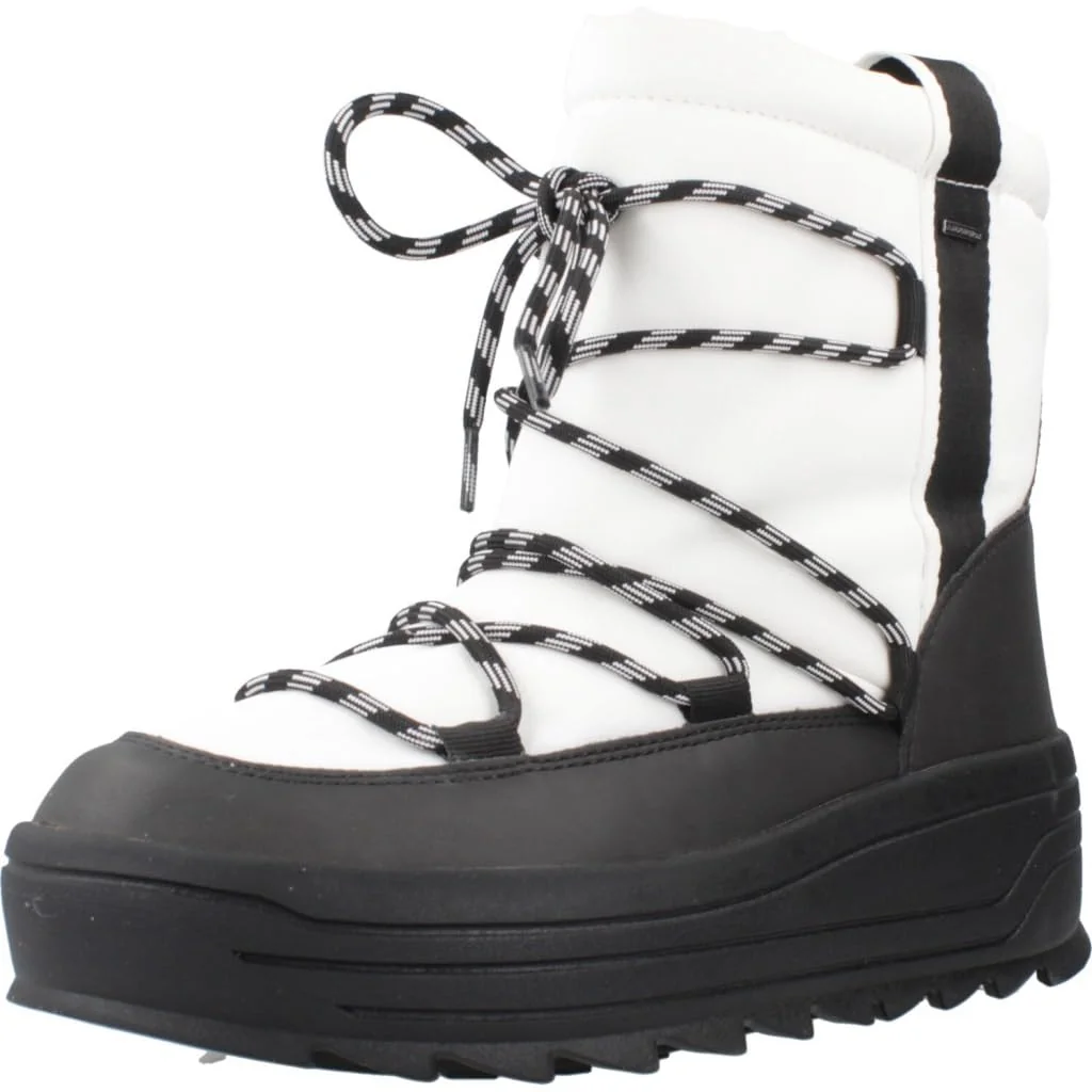Geox Damskie buty D Milleiny B ABX A Ankle Boot, biały/czarny, 40 EU