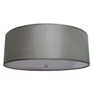 Light Prestige Plafon LAMPA sufitowa GIRONA LP-2190/6C-80 abażurowa OPRAWA okrągła szara - Oprawy, klosze i abażury - miniaturka - grafika 1