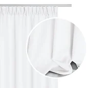 Zasłony - Zasłona gotowa na taśmie Viva 140x250 (biała) - miniaturka - grafika 1