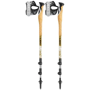Kijek trekkingowy Leki Cross Trail TA 100-135 cm Kolor: biały/czarny - Kije trekkingowe - miniaturka - grafika 1