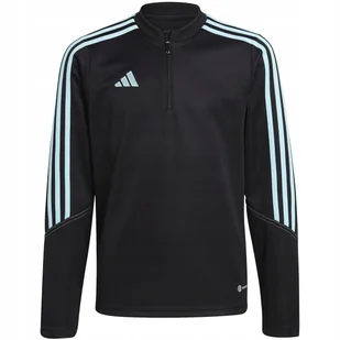 Bluza dla dzieci adidas Tiro 23 Club Training Top czarna IL9561 140cm - Bluzy damskie - miniaturka - grafika 1