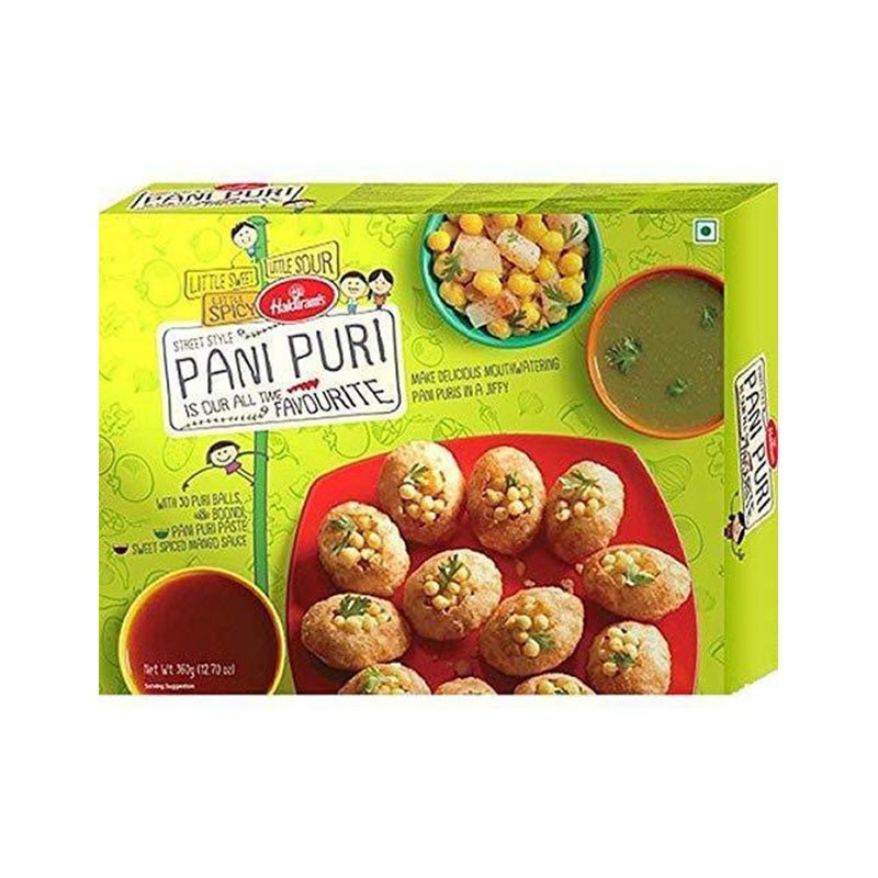 Zestaw do pani puri Haldiram's Pani Puri 360 g – chrupiąca przekąska