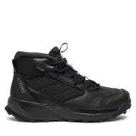Buty trekkingowe męskie - Trekkingi adidas Terrex Winter Boot Mid Leather ID2859 Czarny - miniaturka - grafika 1