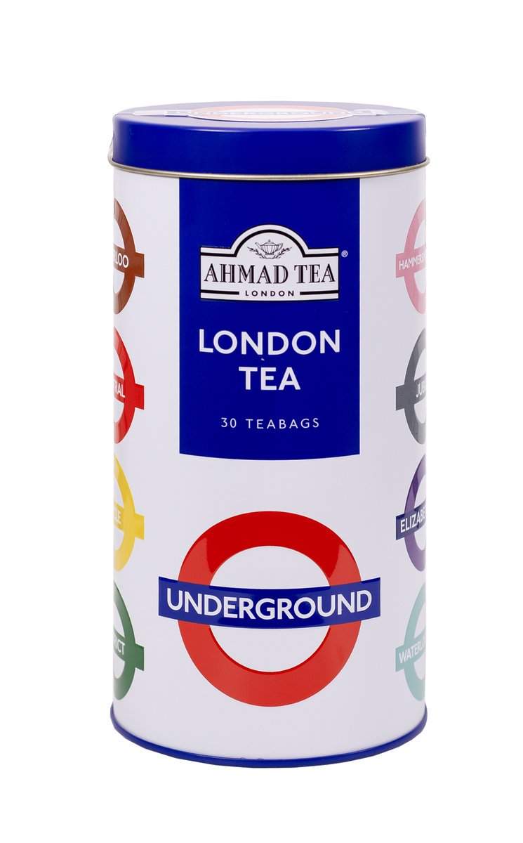 London Underground English Breakfast Ahmad Tea 30tbx2g koperta alu