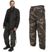 Odzież taktyczna i umundurowanie - Spodnie Długie Męskie BRANDIT M65 Vintage - Darkcamo  4XL - miniaturka - grafika 1