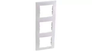 LEDart 3-krotna pionowa - Schneider Electric SEDNA SDN5801321, kolor biały - Klawisze i ramki - miniaturka - grafika 1