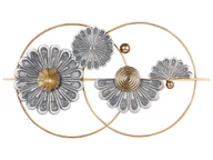 Dekoracje domu - Dekoracja ścienna złota z szarym PROMETHIUM - miniaturka - grafika 1