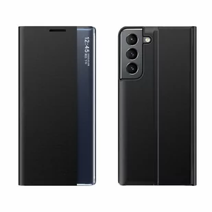 Hurtel New Sleep Case etui do Samsung Galaxy A14 pokrowiec z klapką podstawka czarne - Etui i futerały do telefonów - miniaturka - grafika 1