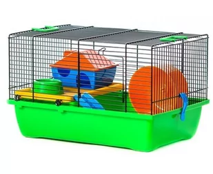 Inter-Zoo Klatka Gino 49x29x26cm [G034] 12172 - Klatki dla gryzoni - miniaturka - grafika 1