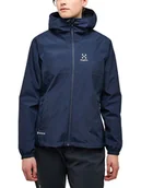 Kurtki i kamizelki sportowe damskie - Haglöfs Kurtka przeciwdeszczowa "Kaise GTX" w kolorze granatowym - miniaturka - grafika 1