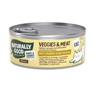 Mokra karma dla kotów - Naturally Good Veggies & Meat 12 x 100 g Soczewica i kurczak - miniaturka - grafika 1