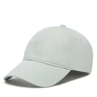 Czapki damskie - Czapka z daszkiem Calvin Klein Jeans Embroidered Monogram Cap LV04K5024G Szary - miniaturka - grafika 1