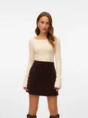 Swetry damskie - ONLY Sweter w kolorze beżowym - miniaturka - grafika 1