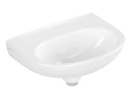 Umywalki - Villeroy & Boch O.novo Umywalka wisząca 36x27,5 cm bez otworu na baterię bez przelewu biały Weiss Alpin 43403701 - odbiór osobisty: Kraków, Warszawa - miniaturka - grafika 1