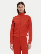 Bluzy damskie - Puma Bluza T7 Always On 629796 Czerwony Regular Fit - miniaturka - grafika 1