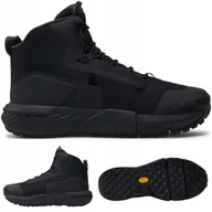 Buty sportowe męskie - Under Armour Buty Męskie Zimowe Taktyczne Trekkingowe Czarne Valsetz MID 2 - miniaturka - grafika 1