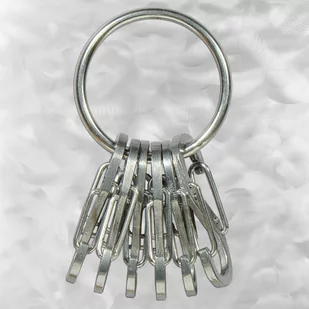 Nite Ize - S-Biner KeyRing Steel - Stalowy - KRGS-11-R3 - Breloki - miniaturka - grafika 1