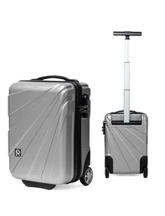 Mała walizka podróżna 885 XS 40x20x25 SZARY - Walizki - miniaturka - grafika 1