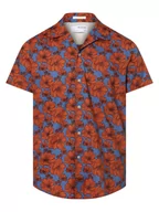Koszule męskie - Selected - Koszula męska  SLHSlimcrazy, niebieski|wielokolorowy|pomarańczowy - miniaturka - grafika 1
