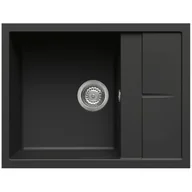 Zlewozmywaki - Elleci UNICO 125 nero G40 GRANITEK (LGU12540) - miniaturka - grafika 1