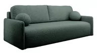 Sofy i kanapy - Kanapa GLOVE funkcja spania pojemnik sofa tkanina BARANEK ciemna zieleń - miniaturka - grafika 1