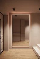 Lustra - Lustro led podświetlane 120x50cm ścienne prostokątne garderoba łazienka - miniaturka - grafika 1