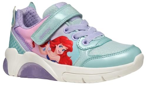 Geox J Fadinlight Girl B dziewczęce sneakersy, Liliowy, 28 EU