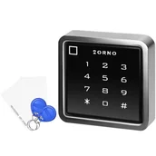 Systemy inteligentnych domów - Zamek szyfrowy dotykowy ORNO OR-ZS-828 Srebrno-Czarny - miniaturka - grafika 1