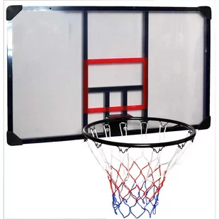 Tablica do koszykówki 112x72cm+obręcz 45cm Enero - Koszykówka - miniaturka - grafika 1