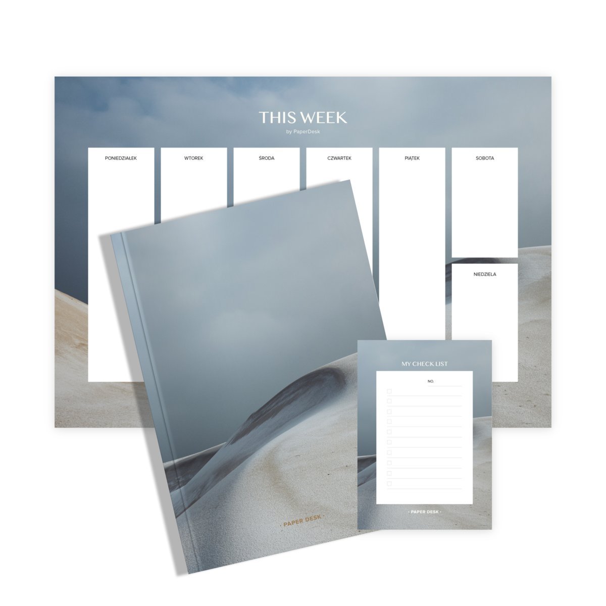 Zestaw planerów Dune – inspirowany pustynią