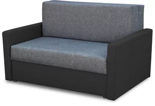 Sofa fotel amerykanka rozkładana Tedi 2 Czarna/Grafitowa - Sofy i kanapy - miniaturka - grafika 1