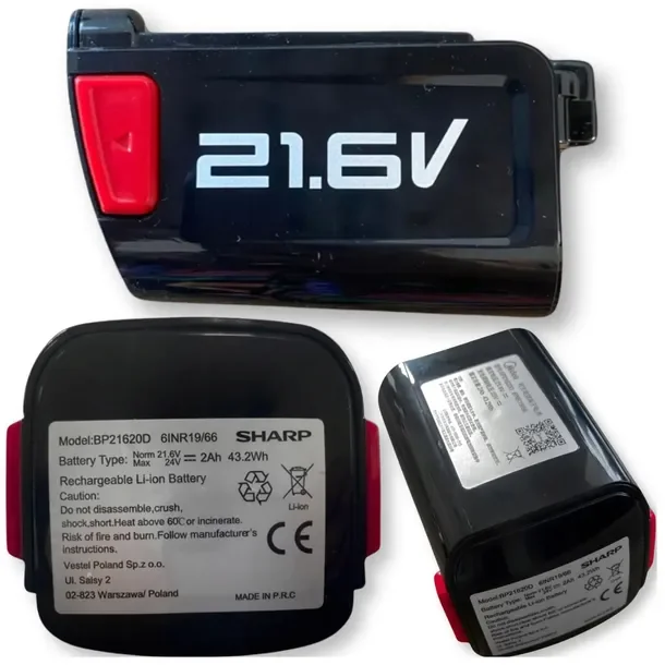 SHARP Akumulator bateria odkurzacza bezprzewodowego Sharp Vestfrost 21,6V