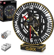 Klocki - KLOCKI MOULD KING 10160 ZEGAR MECHANICZNY STEAMPUNK GRAND CLOCK 3675 EL. - miniaturka - grafika 1