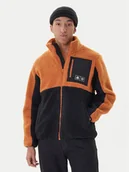 Bluzy męskie - Kappa Polar Olya 381Z6LW Brązowy Regular Fit - miniaturka - grafika 1