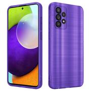 Etui i futerały do telefonów - Etui Do Samsung Galaxy A52 (4G / 5G) / A52s Pokrowiec w Brushed Purpura Etui Silikonowe Obudowa Case Cover Cadorabo - miniaturka - grafika 1