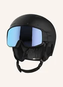 Kaski narciarskie - Salomon Kask Narciarski Driver Prime Sigma Photo Mips Z Wizjerem schwarz - miniaturka - grafika 1