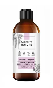 Favorite Nature Favorite Nature Szampon do włosów suchych i puszących się - Moringa i Rycyna 400ml - Szampony do włosów - miniaturka - grafika 1