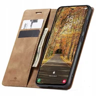 Etui i futerały do telefonów - Spacecase Etui Wallet Galaxy S25 Edge light brown - miniaturka - grafika 1