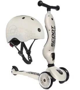 Scoot and Ride HULAJNOGA JEŹDZIK Highwaykick1 2w1 + Kask 1-5 lat Ash Bear - Hulajnogi - miniaturka - grafika 1