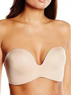 Biustonosze - Wonderbra Damski biustonosz Perfect Strapless, beżowy (Skin 1007), 85E - grafika 1