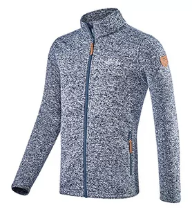 Black Crevice Męska kurtka polarowa z dzianiny, jasnoszary, 4XL - Kurtki męskie - miniaturka - grafika 1