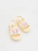 Buciki dla niemowląt - Reserved - Gumowe sandały Koci Domek Gabi - złamana biel - miniaturka - grafika 1