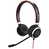 Słuchawki - Jabra Evolve 40 Duo czarne - miniaturka - grafika 1