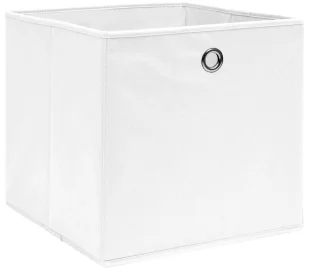 Zestaw 4 sztuk białych do przechowywania pudełek C9-E97 - Pudła i pojemniki do przechowywania - miniaturka - grafika 1