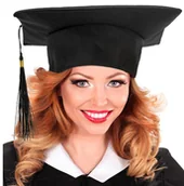Dodatki do strojów karnawałowych - Czapka biret absolwenta studenta uczeń - miniaturka - grafika 1
