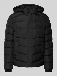 Kurtka pikowana z kapturem - Kurtki męskie - miniaturka - grafika 1