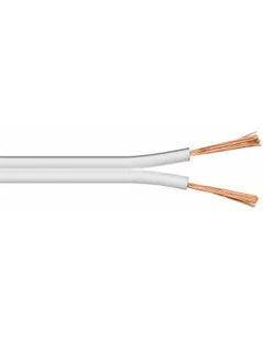 Goobay Przewód do głośników 2x 2.5 mm, biały,10 m 15117 - Kable - miniaturka - grafika 1